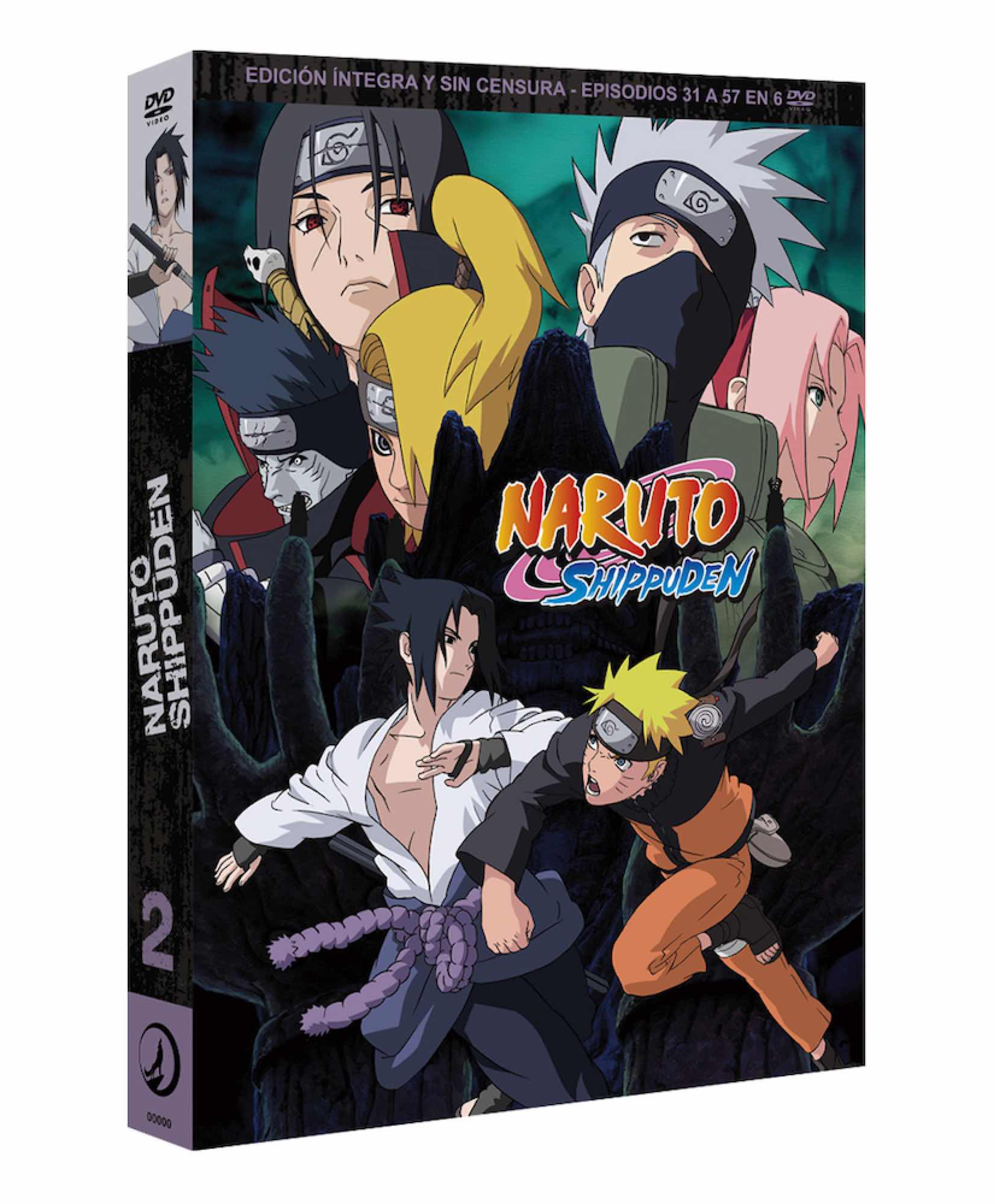Dvd Naruto Shippuden 2ª Temporada, Box 2