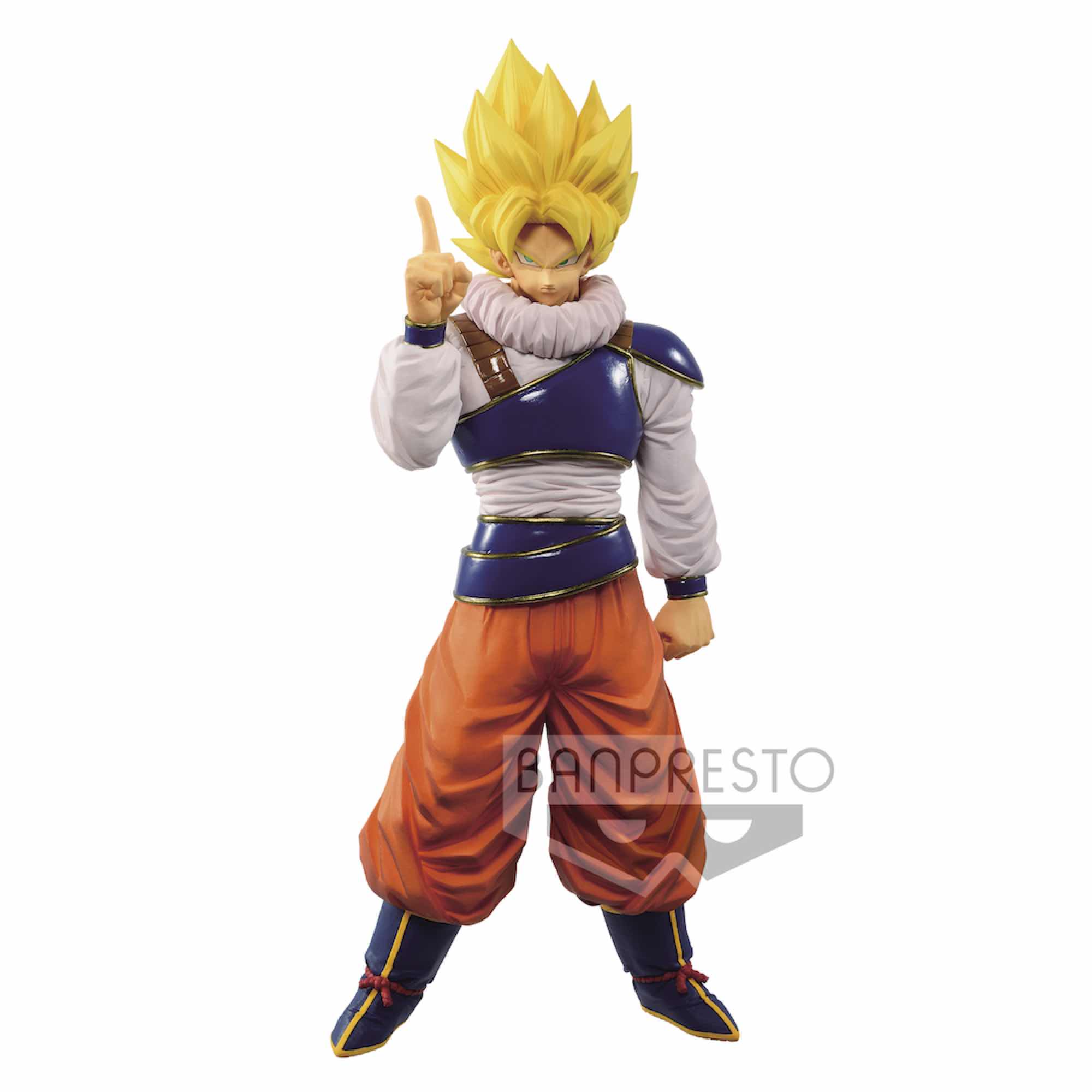 Banpresto - Estatueta DBZ - Son Goku Super Saiyajin Super Master Stars  Piece Diorama 20 cm - 3296580262298